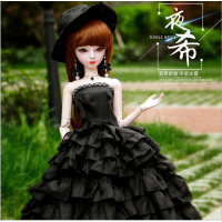 60厘米叶罗丽娃娃衣服新款时尚改装现代校服女孩玩具配件公主礼服 1 定制衣服(60厘米娃娃适用,不