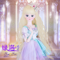 叶罗丽娃娃仙子三生三世十里桃花白浅白风九定制叶萝莉改妆娃全套 渐变紫新品-绿洛公主 送61元大礼包+2衣1鞋1发