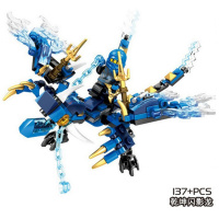 幻影忍者机甲人仔双元素神龙未来骑士团拼装积木玩具男孩 乾坤闪影龙