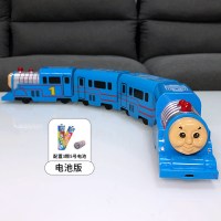。儿童1-2-3-6周岁早教4-5玩具小男孩子一两岁半以上女宝宝玩 俞氏兴托马斯火车(电池版)蓝色 官方标配