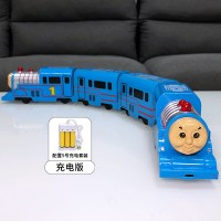 。儿童1-2-3-6周岁早教4-5玩具小男孩子一两岁半以上女宝宝玩 俞氏兴托马斯火车(充电版)蓝色 官方标配