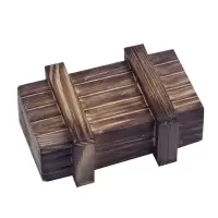 机关玩具实木动脑解锁锁智力鲁班解压创意魔盒成人休闲 单开魔盒