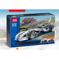 。得高积思积木回力拼装积木赛车男孩科技系列汽车拼装玩具模 3415巅峰赛车