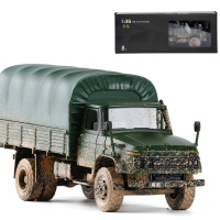1:36全合金解放卡车模型军事运输车斗篷车军车儿童金属玩具车