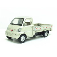 升辉 五十铃庆铃货车模型合金江铃双排运输卡车轻卡儿童玩具 荣光单排香槟色