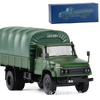 凯迪威1:36解放军事战术卡车运输军车儿童仿真合金汽车模型玩具 JACKIEKIM卡车军绿色