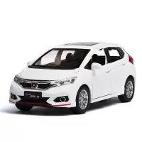 本田商务车奥德赛雅阁CRV飞度合金汽车模型声光回力儿童玩具 飞度白色简装