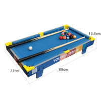 儿童桌球小台球玩具大号家用台球桌迷你桌面8男孩小孩3-6岁10 大号（桌子+球子+2球杆+三角架+巧粉+毛刷）