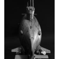 小号手拼装核潜艇模型1/144德国U型2518潜艇带电动仿真军事潜水艇 模型+胶水+工具+上色笔+油漆2瓶+稀释剂
