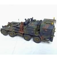 小号手拼装模型00203 仿真1/35德国56吨象式坦克运输车牵引车象拖 模型+胶水+工具+上色笔+稀释剂+油漆3瓶