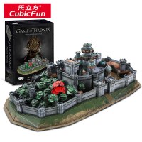 正版城堡模型周边冰与火之歌地图手办权利立体拼图樂高 临冬城Winterfell