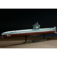 小号手拼装军事舰船模型仿真1/144中国33G型导弹潜水艇船模核潜艇 模型+胶水