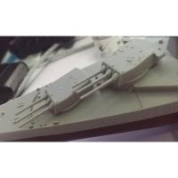 小号手拼装军舰模型 1/700美国二战BB61依阿华战列舰军事战舰世界 模型+胶水+工具