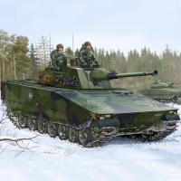 小号手拼装坦克模型仿真1/35瑞典CV90-40履带式步兵装甲战车82474 模型+胶水