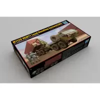 小号手拼装模型 1/35奥什科什Oshkosh M1120 B套上色:模型+胶水+工具套+上色笔+稀释剂+油漆5瓶(官方
