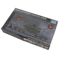 小号手拼装坦克模型1/35德国80吨拖板搭载虎1重型坦克后期型00224 模型+胶水+工具套+喷泵套装+油漆8瓶+稀释剂