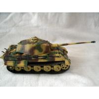 小号手手工拼装军事模型 仿真1/72 二战德国虎式虎王坦克世界模型 模型+胶水