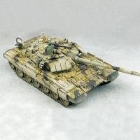 小号手拼装军事坦克模型 1/35 俄罗斯T90SA主战坦克 模型+胶水