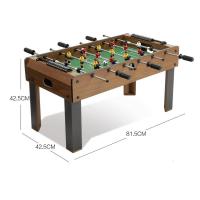 皇冠桌上足球机儿童家用室内桌式足球台桌面成人玩具桌游男孩 81.5*42.5*42.5木纹大号