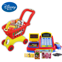 迪士尼米奇多功能超市收银机仿真收银台女孩过家家玩具套装 迪士尼超市收银机组合3220-50