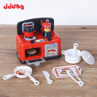 抖音同款洗粉扑迷你仿真小洗衣机微波炉烤箱玩具男女孩过家家 FDE322炉具(拍下送螺丝刀+电池,无娃娃)