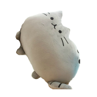 大尾巴饼干猫咪抱枕靠垫pusheen喵星人毛绒玩具公仔生日