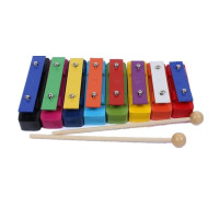 奥尔夫单八音音块儿童铝板琴8音音砖婴儿玩具敲琴乐器 (一台)