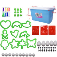 超轻粘土100克24色/36色套装彩泥太空泥橡皮泥纸粘土黏土玩具 36色100g/每色收纳盒豪华版