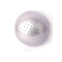 儿童早教球玩具瑜伽球健身球大龙球颗粒 感统训练器材平衡球 银色 75cm(身高165-175cm)