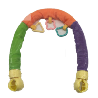 婴儿推车挂件儿床铃床挂0-1岁宝宝摇椅摇铃音乐车夹架子玩具 (反复收纳袋)动物系列无音乐