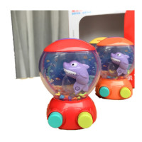 鲨鱼游戏水机好玩的鲨鱼吃小鱼玩具亲子互动玩具 红色