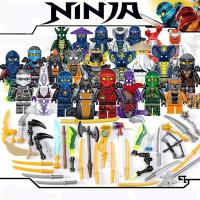兼容 乐高幻影忍者人仔玩具拼装积木玩具6-7-8-10岁男孩子 忍者版6款