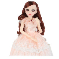 会说话会唱歌巴比洋娃娃60厘米套装智能女孩关节换装公主玩具单个礼盒装 橙可公主 音乐版60厘米+礼包礼盒+礼服皮鞋