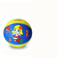 儿童篮球球玩具球小皮球拍拍球幼儿园户外运动球类玩具排球3-5-7 7号大象