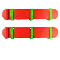 幼儿园户外体育玩具器械儿童体育运动器材 团队协力板 双人游戏鞋 三人协力版红色一双