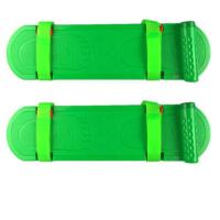 幼儿园户外体育玩具器械儿童体育运动器材 团队协力板 双人游戏鞋 双人协力版绿色一双