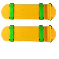 幼儿园户外体育玩具器械儿童体育运动器材 团队协力板 双人游戏鞋 双人协力版黄色一双