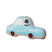 可爱抱枕儿童毛绒玩具沙发汽车靠枕鳄鱼大象消防车战斗机 鳄鱼立体款 抱枕 32*48cm左右 轿车立体款抱枕