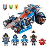 兼容乐高未来骑士团幻影忍者机甲克雷的圣剑合体战车拼装积木玩具 克雷圣剑战车