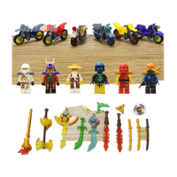 兼容乐高幻影忍者人仔10岁男孩子玩具拼装积木未来骑士团小人巨龙 神龙骑士忍者蛇怪