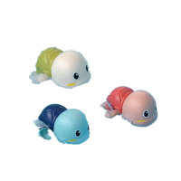 洗澡玩具下雨云朵小鸭子喷水蛋宝宝戏水儿童浴室洒水花洒 小企鹅喷水云雨 标配 蓝+绿+粉（脑部颜色随机）