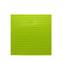 积木底板兼容乐高大颗粒地板墙壁幼儿园墙面拼装底版桌大号底盘 绿色51×26CM（圆角）