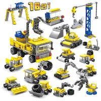 开智积木legao玩具 儿童拼装多拉巨炮男孩子拼插雷霆战火军事坦克 开智城市建筑队16合1（318片）