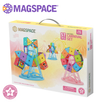 magspace摩可立磁力片马卡龙儿童玩具男女孩磁铁摩天轮积木