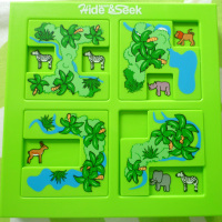 小乖蛋森林狩猎行动动物迷宫72关题任务拼图躲猫猫儿童玩具