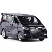 金属1:32丰田埃尔法Alphard Rowen炎狼改装版小汽车模型玩具 紫色