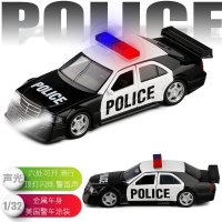 大号金属1/32防暴车虎式装甲车声光特警合金警车男孩汽车模型玩具 AMG美国版警车