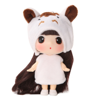 冬己十二星座洋娃娃女孩公主换装玩具12生肖娃娃公仔挂饰儿童 FDE0903马小妹 9厘米