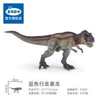 PAPO仿真恐龙模型儿童玩具 侏罗纪世界暴龙霸王龙迅猛龙收藏摆件 55057蓝色暴龙