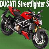 美驰图1:12仿真合金摩托车模型Ducati Monste Ducatimod.StreetfighterS杜卡迪街头霸